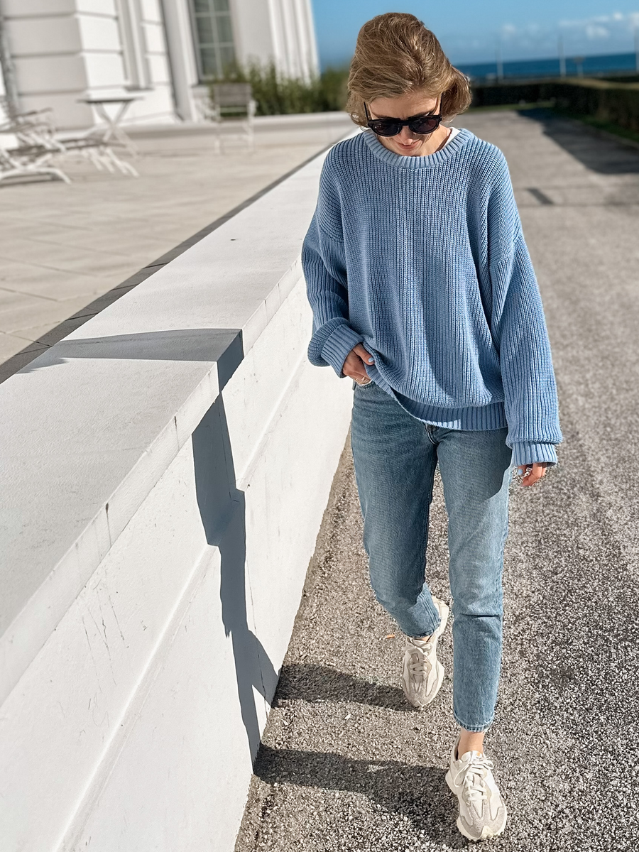 Cornflower Pullover Mama Partnerlook