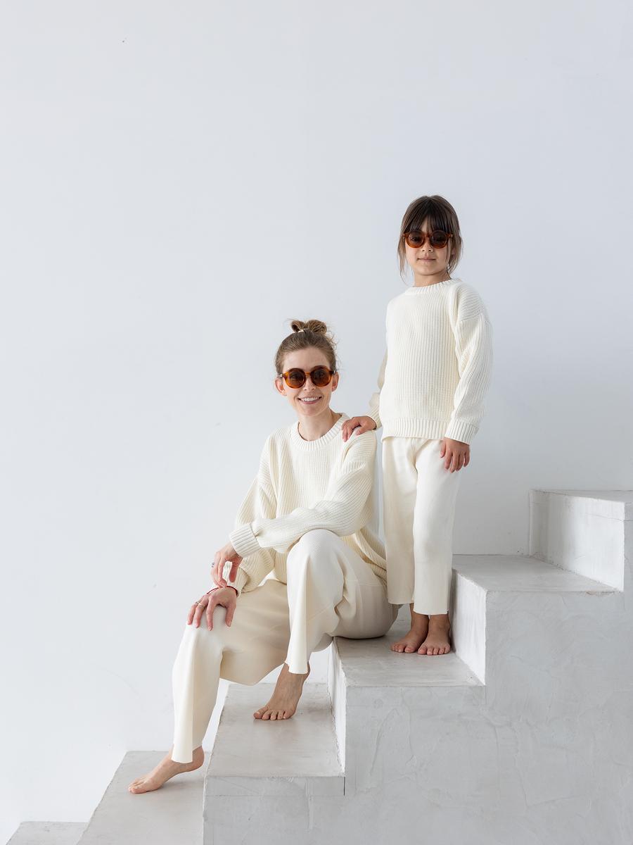 Partnerlook Mutter und Tochter Pullover