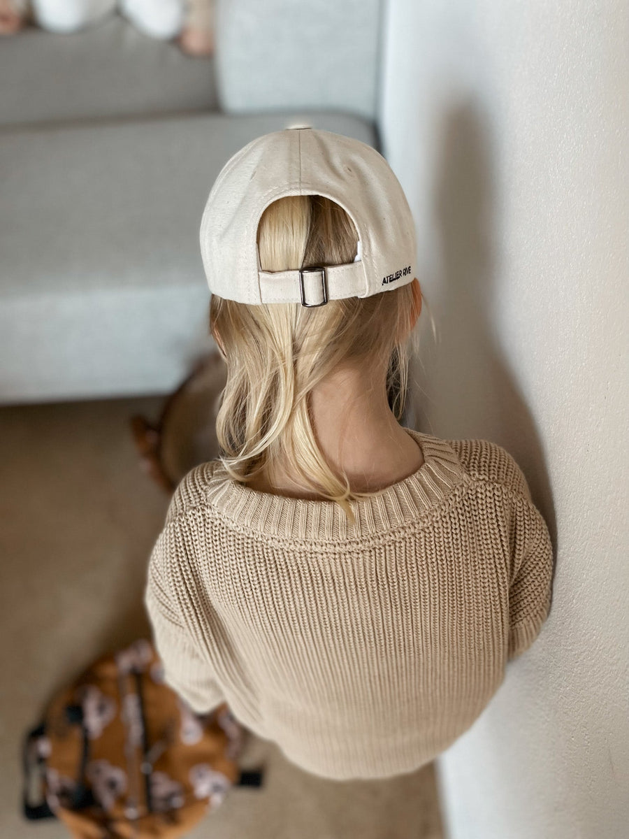 Strickpullover Rückansicht Kinder