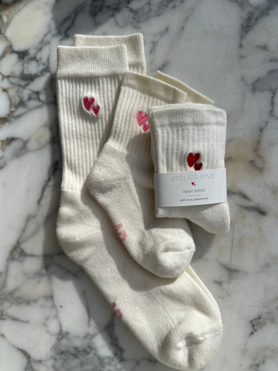 Herz Socken Atelier Rive