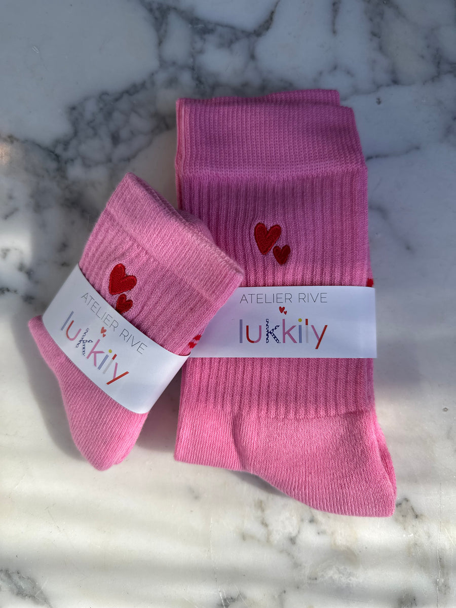 lukkily Partnerlook Socken
