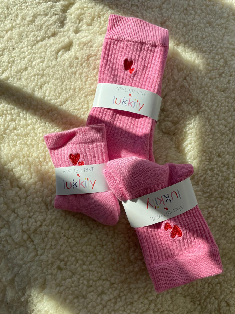 lukkily x atelier Rive socken alle